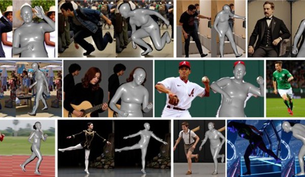 PoseDreamer uses generative AI to create photorealistic images of people while simultaneously generating detailed three-dimensional information about their bodies